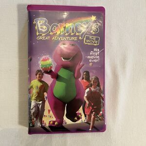 Barney - Barneys Great Adventure: The Movie (VHS, 1998) His First Movie
